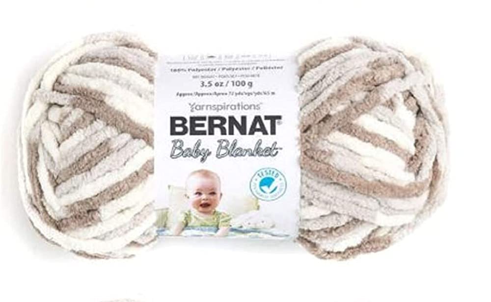 Bernat Baby Blanket Super Chunky Polyester Knitting Yarn 100g - 3011 Little Sand Castl