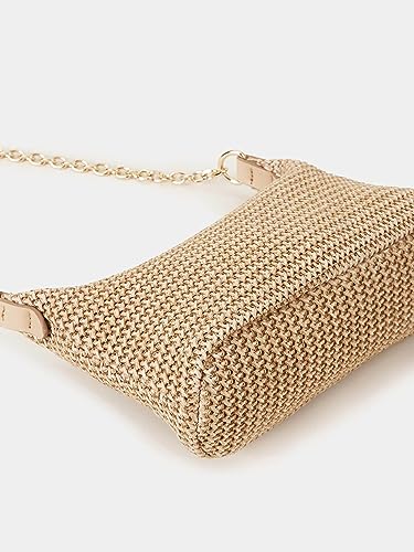 Image of Verdusa Women's Straw Woven Shoulder Bag Tote Handbag Summer Beach Purse Vacation Bags
