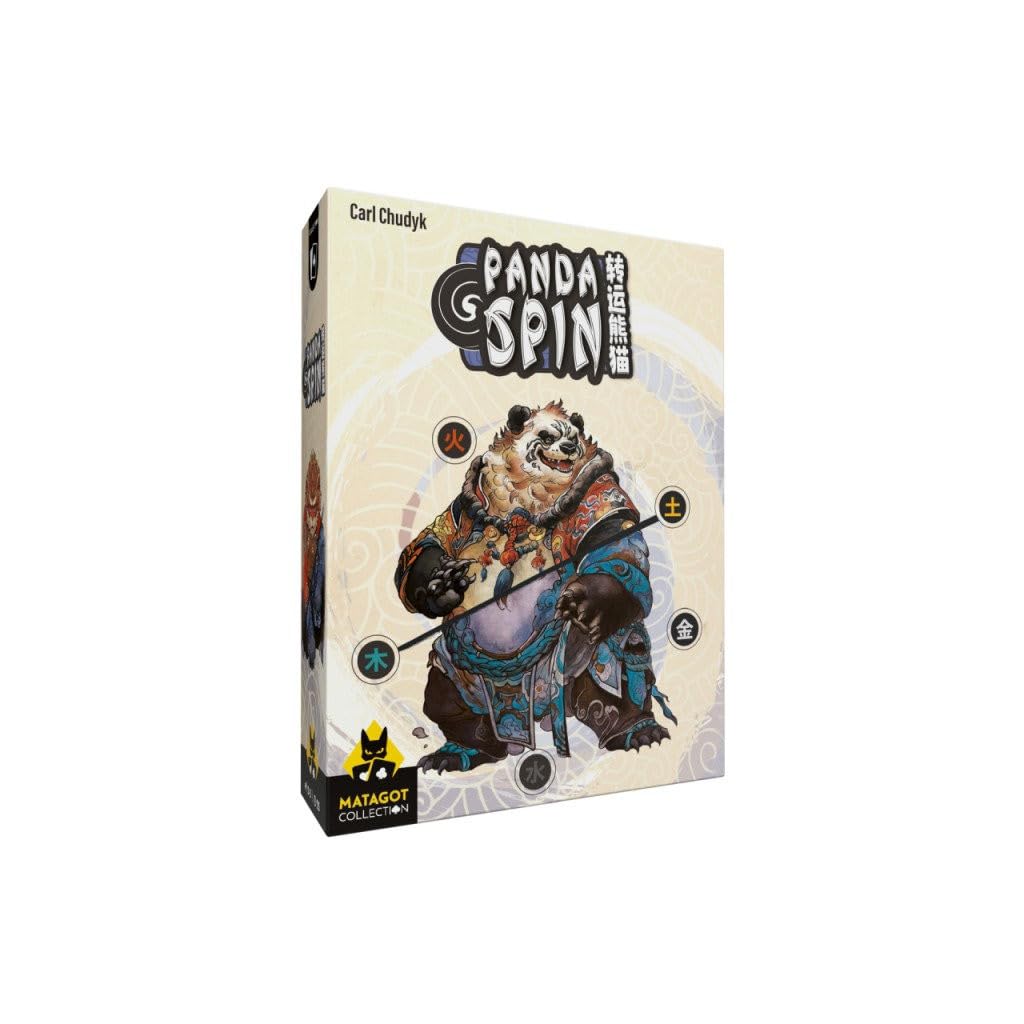 Panda Spin – Smart and Fast Card Game | Tactics, Flippers and Strategy for the Whole Family | Ages 7+ – 2 to 6 Players – 15 Min Games