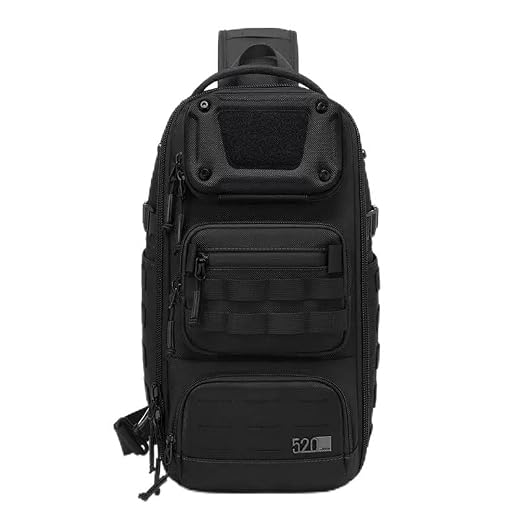 Water-Resistant Tactical Sling Bag for Men