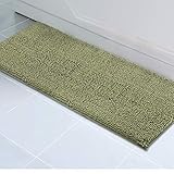 ITSOFT Plush Microfiber Long Runner - Non Slip Soft Bathroom Rug, Absorbent Machine Washable...