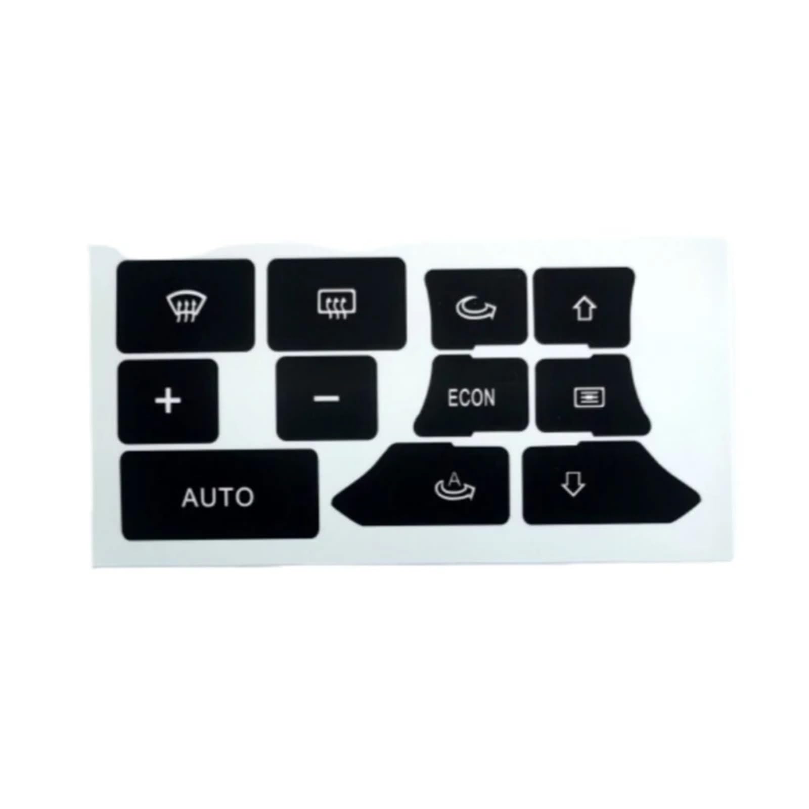 Interior Button Stickers Compatible with A3 8P 2003-2012