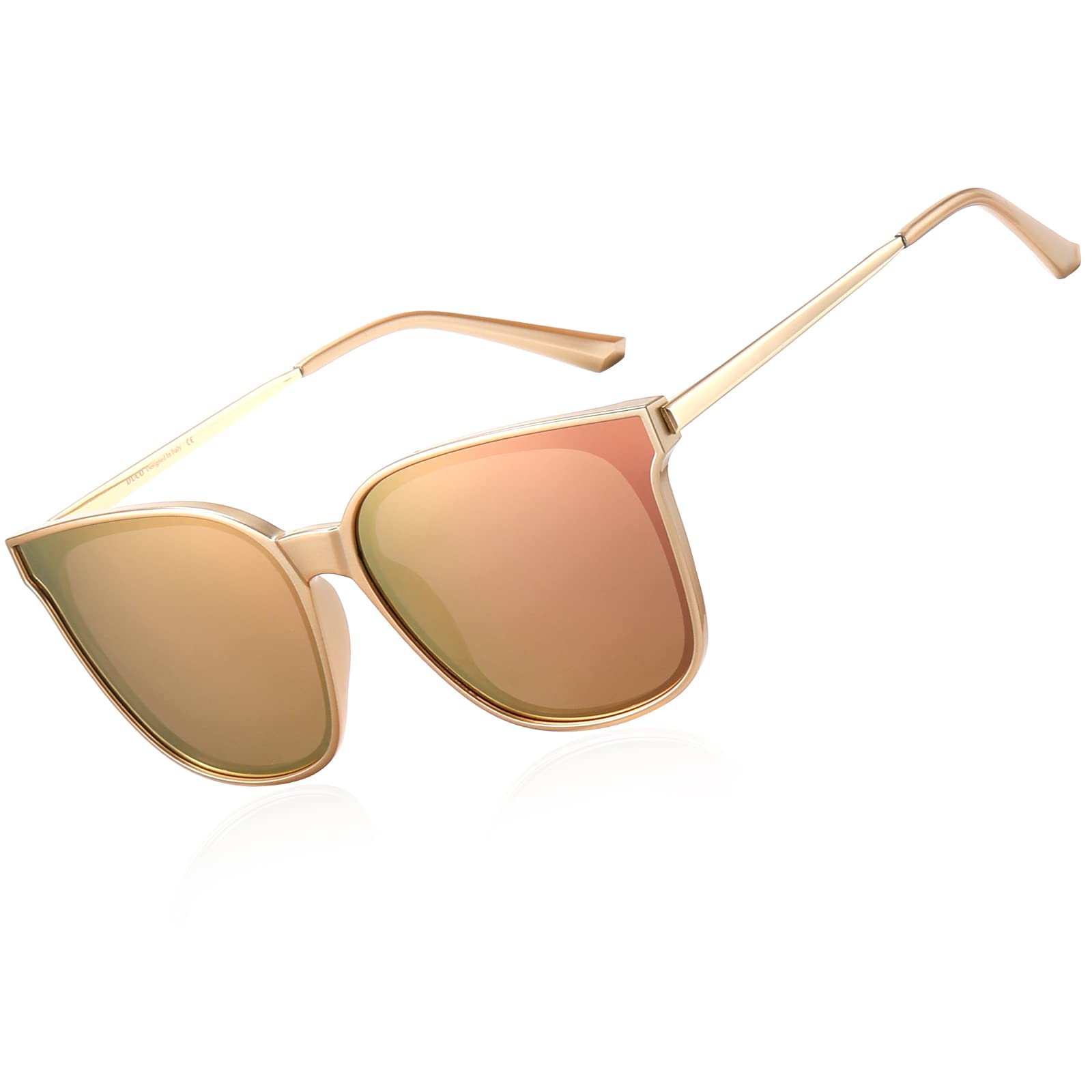 DUCO Retro Round Sunglasses