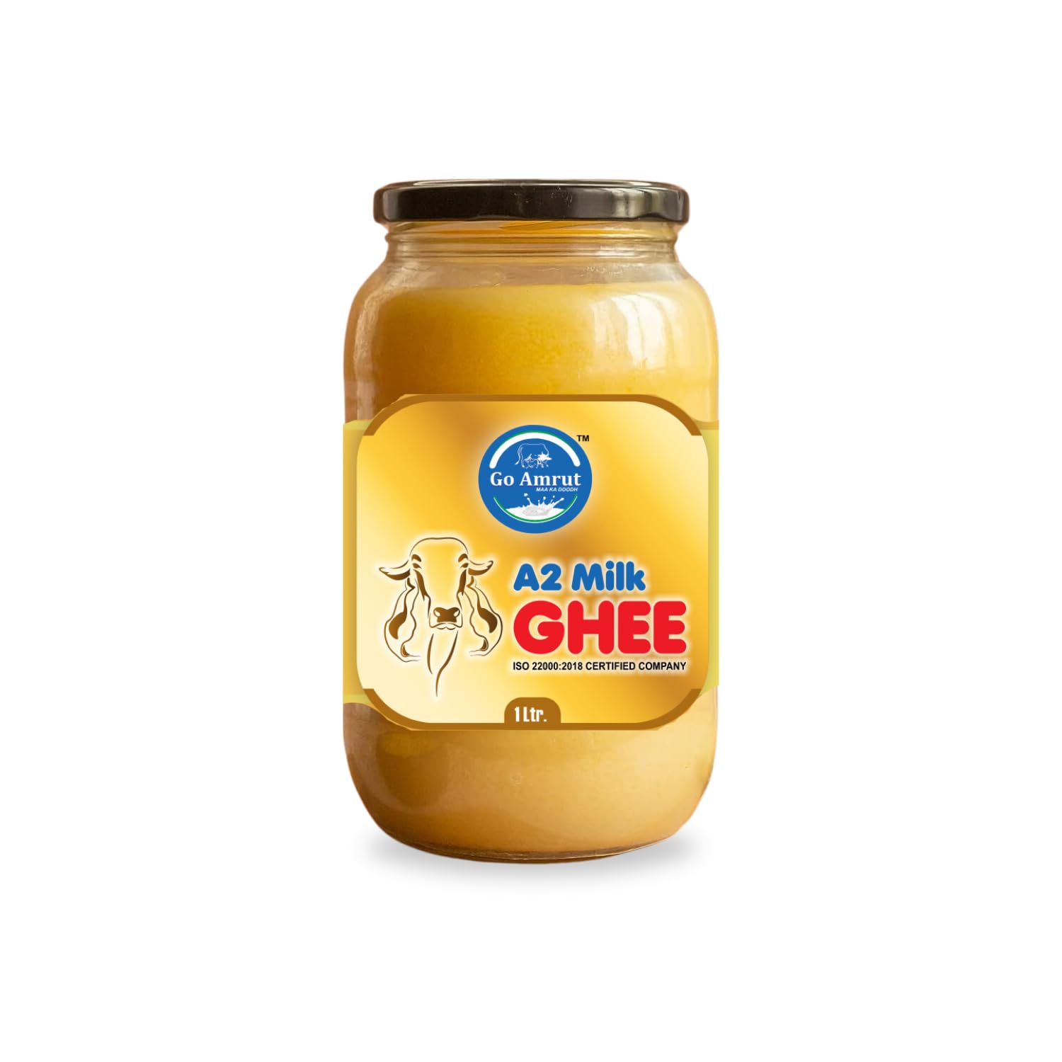 Go Amrut A2 Bilona Desi Cow Ghee - Vedic Bilona Method - Traditional Curd Churned - Organically Made A2 Cow Ghee - Grass Fed Gir Cow Ghee - Premium Desi Cow Ghee - Glass Jar (1000 ML - PACK OF 1) (B0C3GTPVZ1) Amazon Price History, Amazon Price Tracker