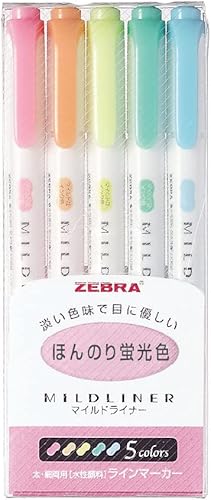 Zebra Juego de 3 colores de resaltadores de línea media 3 colores