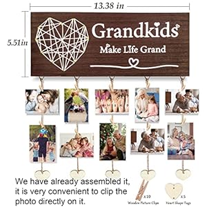 Grandma picture frame for christmas gift grandparents gifts from grandkids photo frame for mother day thanksgiving christmas  urban country home decor