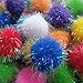 Shizhoo 30 Pieces 1.6 inches Sparkle Pom Pom Balls for Cat - Interactive Glitter Balls, Multicolor, Best as Kitten Play Toys