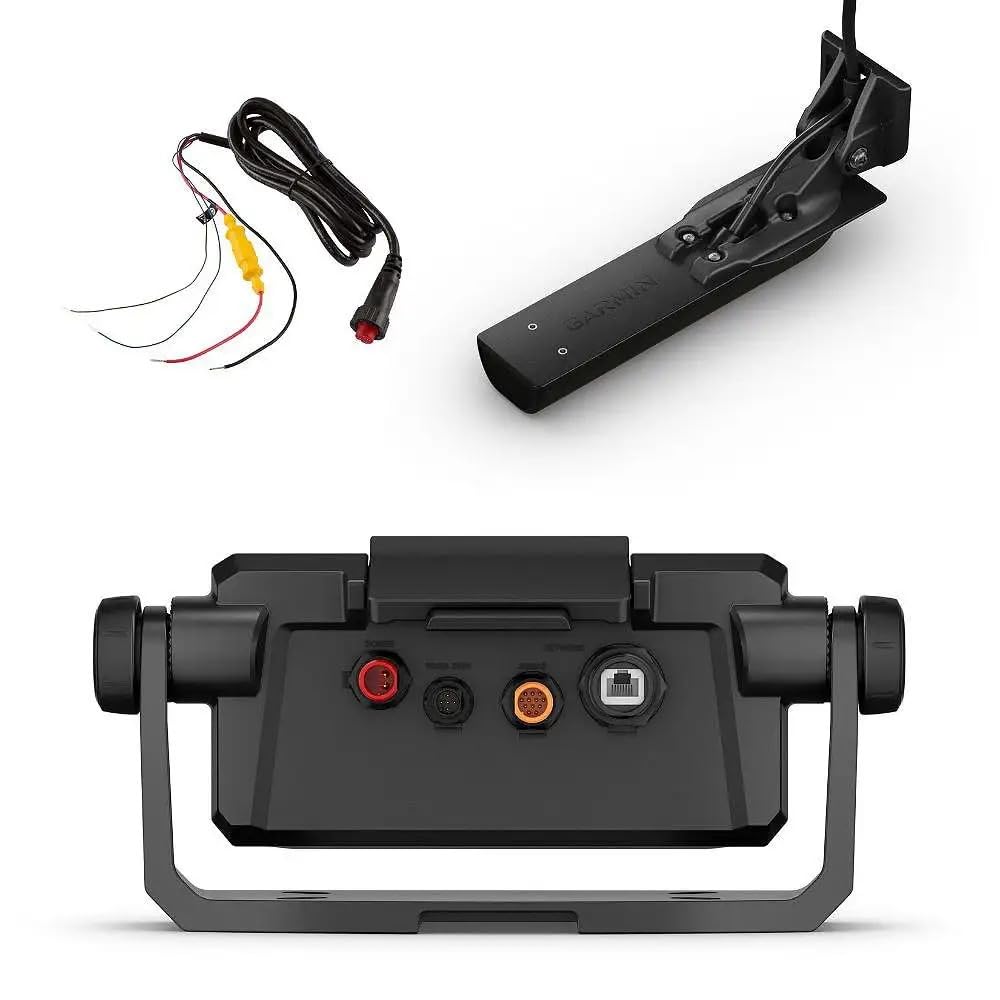 ECHOMAP UHD2 Boat Kits 020-00200-31 GT56UHD-TM Transducer, Power Cable and Cradle, Compatible with Garmin