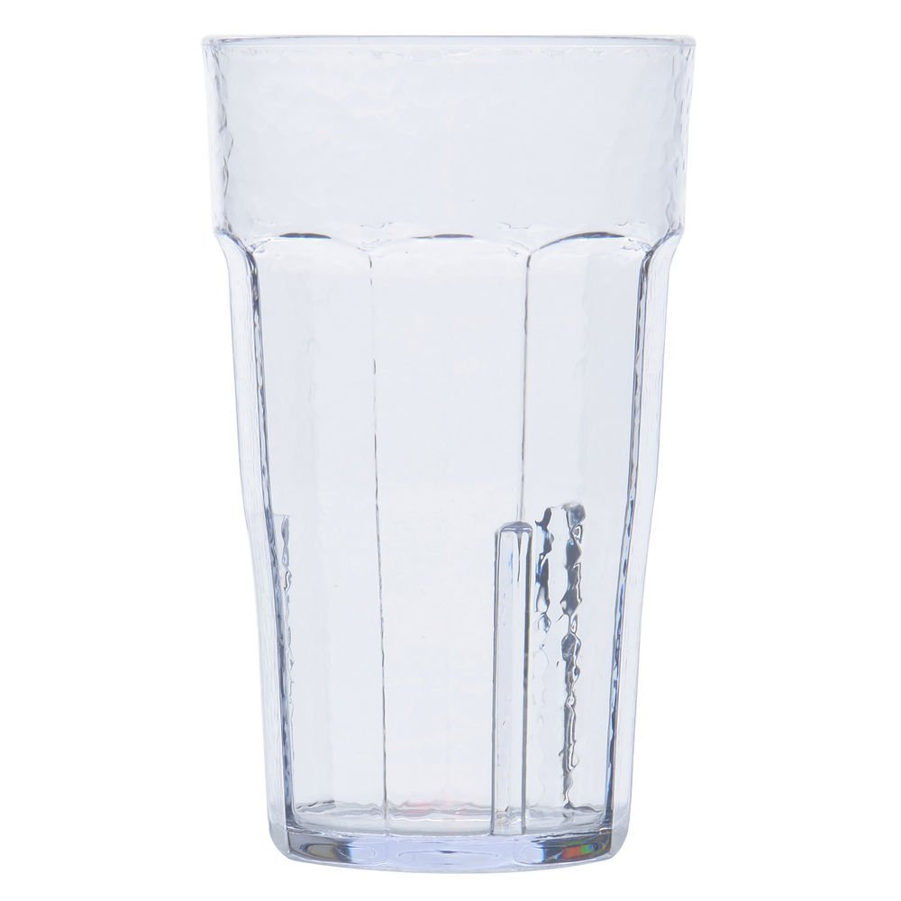 Laguna Tumbler fluted 16 oz. clear - Case of by Cambro – 16 Ounces, Break Resistant San, Clear, Model LT16152