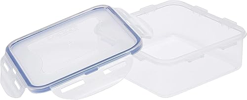 Vista 31 de LocknLock Easy Essentials - Tapas de alimentos/almacenamiento de despensa/recipientes herméticos, sin BPA, cuadrados, 11 tazas para azúcar
