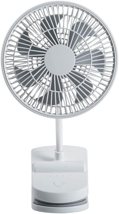 Clip Fan Portable USB Stroller Fans With 4 Speeds Quiet Clip On Mini Table Fan 360Degree Rotatable Battery Operated