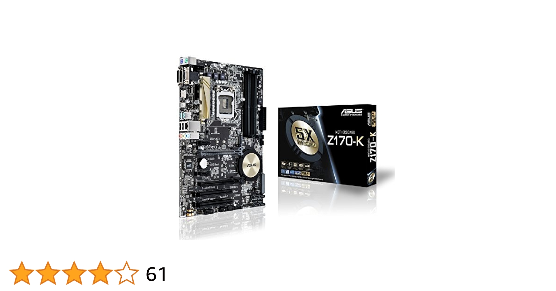 Asus Z170-K - LGA1151 for 6th Generation Processor (DDR4