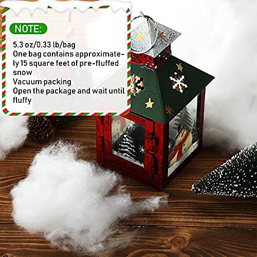 Tatuo Fausse Neige De Noël Artificielle Moelleuse - Fibre Pour Décoration Intérieure Et Village De Noël