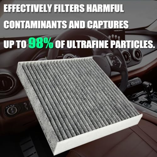 Image of Osilly Car Cabin Air Filter, Fresh Breeze Replacement, Auto Compartment Air Filters, Premium Cabin Air Filter includes Activated Carbon, Easy to Install, Automotive Accessories for Vehicles