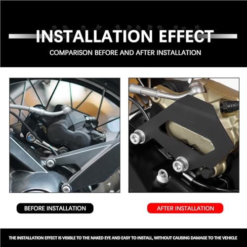 Couvercle d'étrier de frein et guide de chaîne moto BMW R1250GS robuste