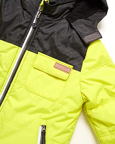 ixtreme boys snowsuit set - 2 piece heavyweight insulated ski jacket and snow pants overall bibs for boys sizes 4-18