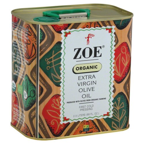 Aceite de oliva orgánico extra virgen Zoe 88 Oz pack 44