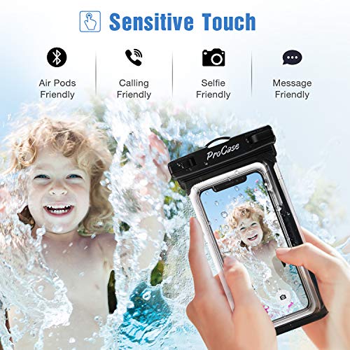 Procase PC-08360962 2 Pack Waterproof Phone Pouch For Swimming, Underwater Phone Case Up To 7", Dry Bag For Iphone 15 14 13 Pro Max, Galaxy S24 S23 S22 Ultra Pixel thumb #3