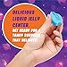 30 Planet Gummies, Novelty Space Candy with Jelly Filling, Individually Wrapped Blueberry Flavored Gummy Balls, By 4YoreElves (19 oz)