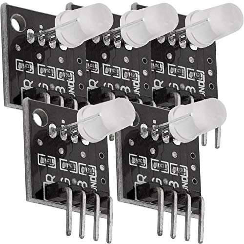 AZDelivery 5 x KY-016 FZ0455 3-Color RGB Módulo LED 3 Color Compatible con Arduino con E-Book...