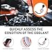 Zikefest Coolant Tester Accessory, Automotive Dial Type Antifreeze Tester, Universal Antifreeze Coolant Concentrate for Winter and Summer, Car Accessories