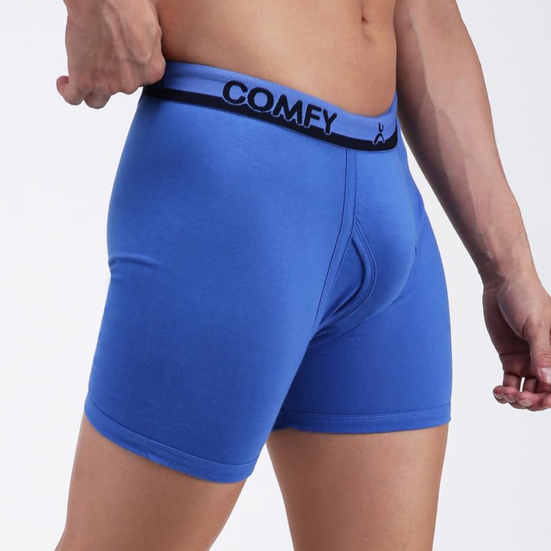 Image of Amul Comfy Men's Trunk Underwear | Soft Outer Elastic | Soft Waistband | Breathable Comfortable Innerwear | Pack of 10 | Color May Vary