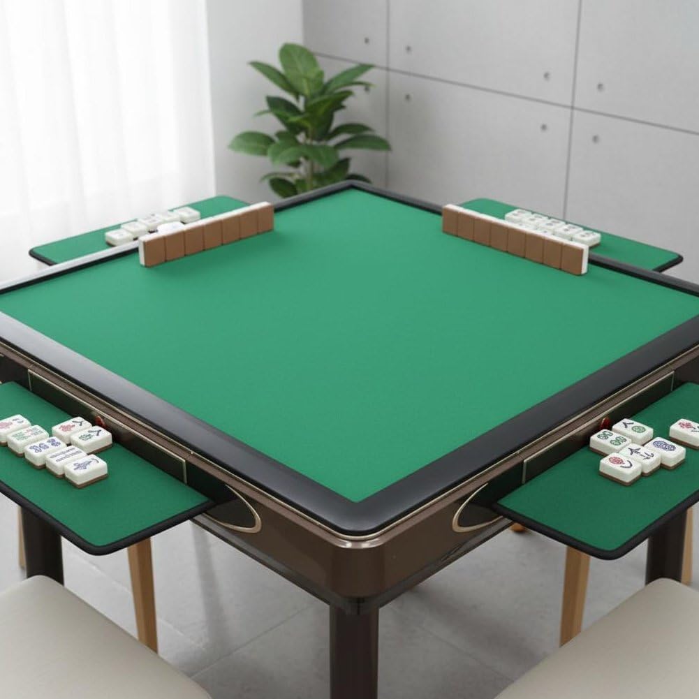 Antypoślizgowa i tłumiąca hałas mata stołowa mahjong, przenośna osłona do gry w domino, pokera, gry karciane i gry planszowe do użytku rekreacyjnego