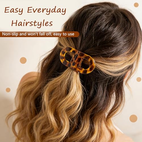 Pinzas magnéticas para cabello, diseño 2 en 1 sin deslizamiento miniatura 3