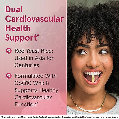 Jarrow Formulas RYR Red Yeast Rice 1200 Mg & Co-Q10 100 Mg Per Serving - 120 Veggie Caps - 60 Servings - Herbal Heart Health Dietary Supplement thumb #3