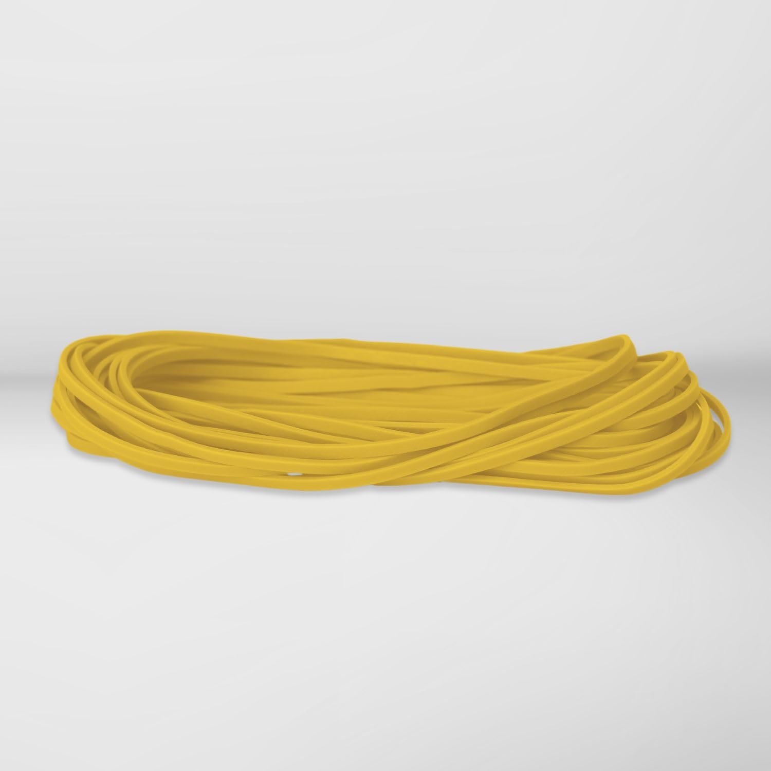 Long Rubber Bands, YELLOW, 7” Inches x 1/8” Inch, Trash Can Rubber Bands, Strong Elastic Bands, Many Color Options, Giant Rubber Bands – 7” x 1/8” –