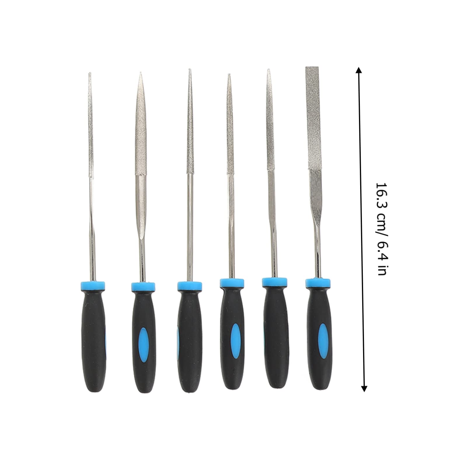 OSALADI 13-piece Plastic Surgery File Set Household Tool Kit Steel Filing Tool Set for Home Use