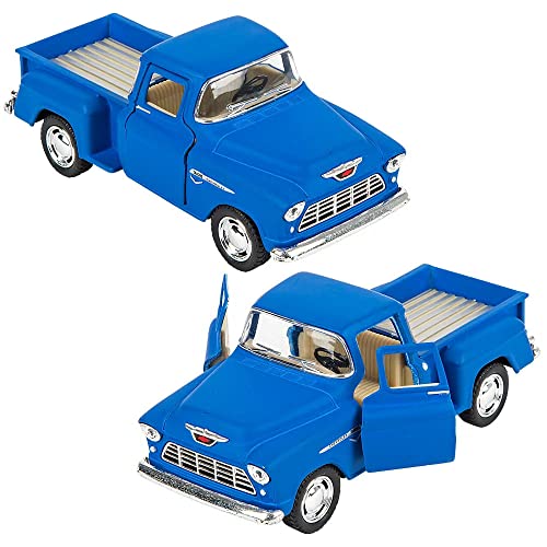 Image of Magicwand Kiinsmart Die-Cast Metal 1:36 Scale 1955 Step Side Pick-Up with Openable Doors & Pull Back Action【3 Yr & Up】【Pack of 1】【Colors as Per Stock】