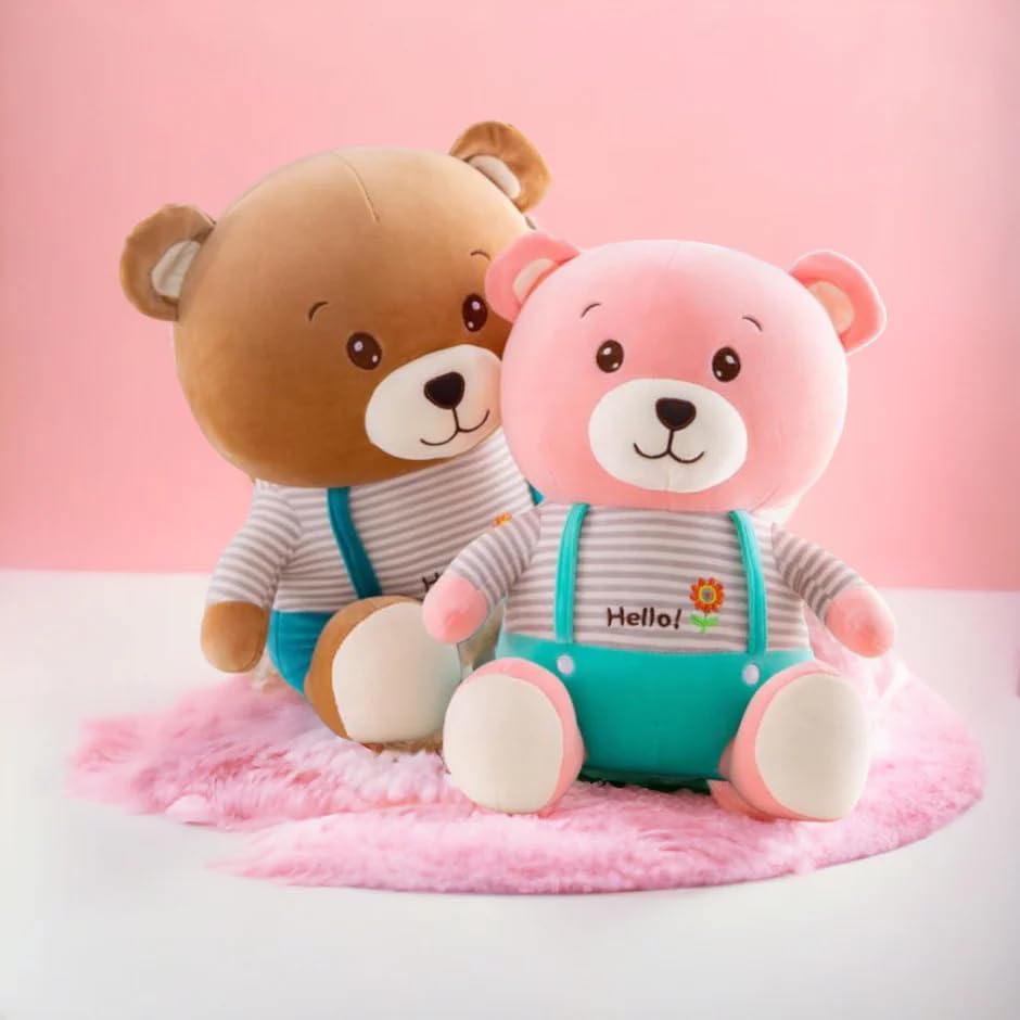 Image of Rudy's Pink Teddy Bear| Soft Toy for car Back Side| Soft Toy for Baby Girl | Teddy Bear Birthday Gift | 35cm | Soft Toys in Minimum Price| Stuffed Animal| Soft Toys for car Dashboard