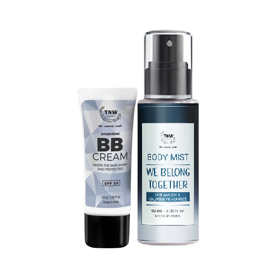 TNW-The Natural Wash Combo with We Belong Together Body Mist and BB Cream | For Long-Lasting Fragrance & No Makeup Look | Suitable for All Skin Types-picture-23
