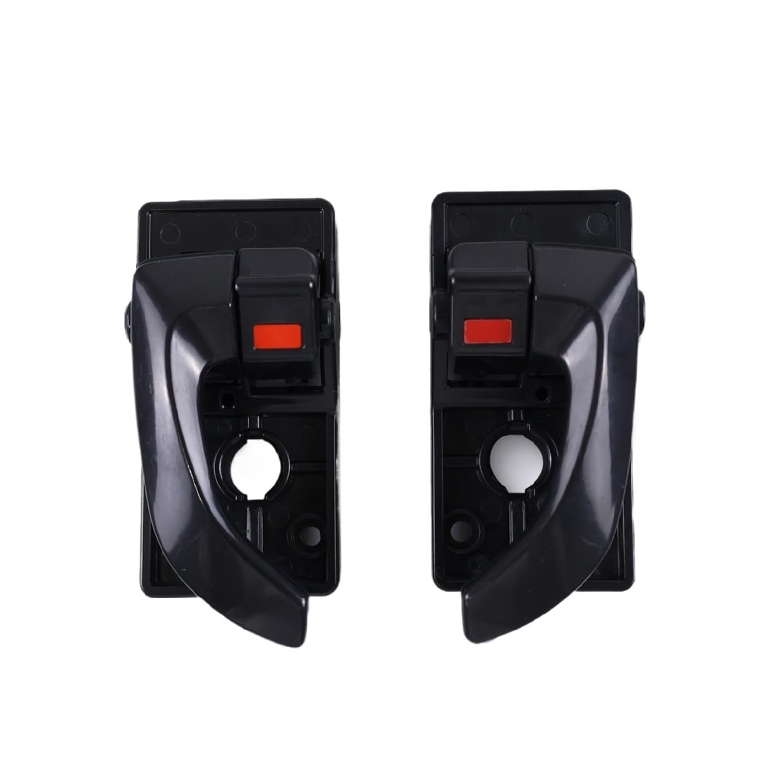 Jkswzma Car Inner Handle for Hyundai for Tucson 2005 2006 2007 2008 2009 Front Rear Door Inner Handle(Black 1pair)
