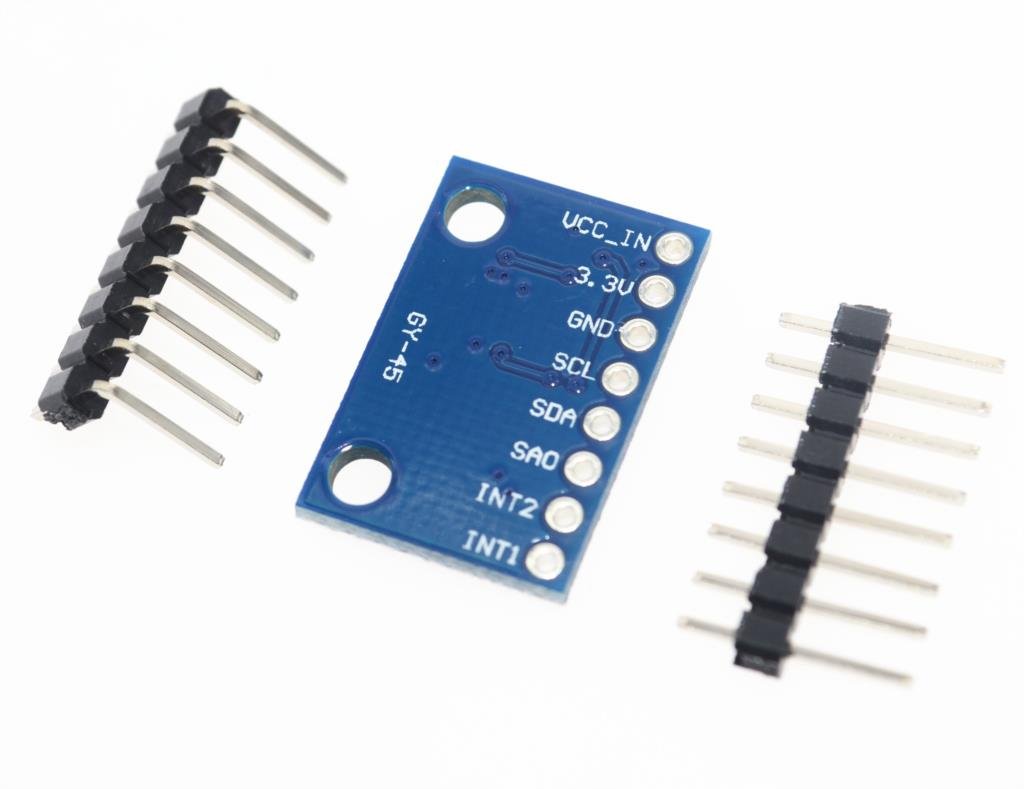 2 pezzi Accelerometro triassiale digitale GY-45 MMA8452 con inclinazione ad alta precisione