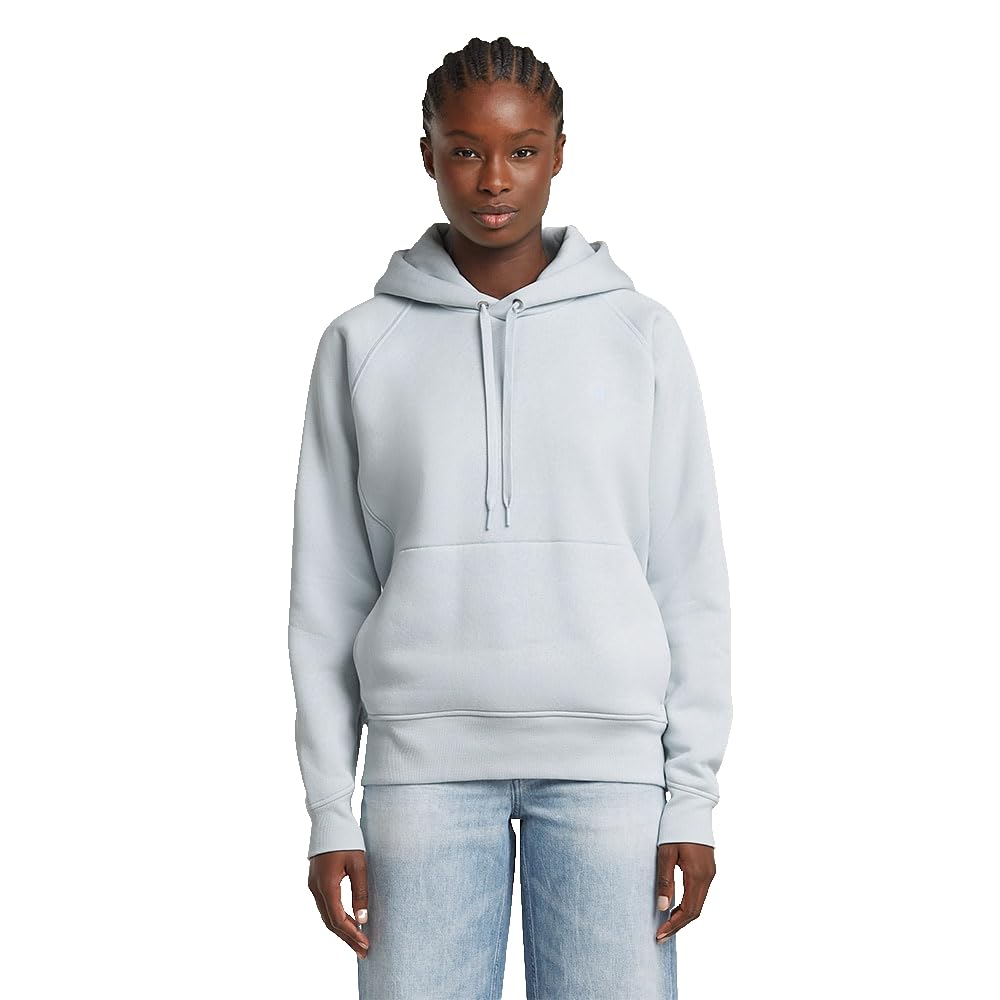 G-STAR Premium Core 2.0 Hoodie, Felpa Con Cappuccio Donna, Blu (Plein Air D21255-C235-H001), M-image