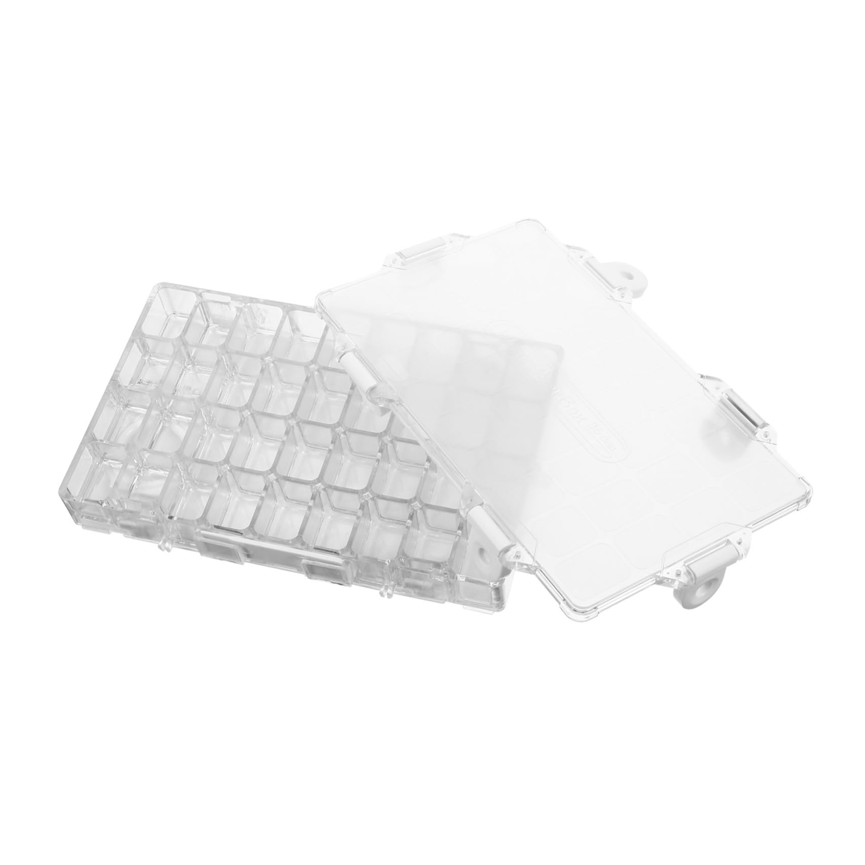 Gadpiparty Box Plastic Mixing Plate Art Painting Case Watercolor Pigment Box Durable Removable Transparent Design for DIY Projects Color Mixing