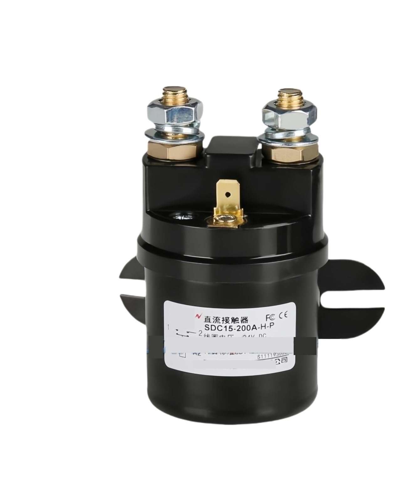 DOMOJT DC contactor SDC15-200A-P 12V, 24V, 36V, 48V, 60V, 72V(12V)