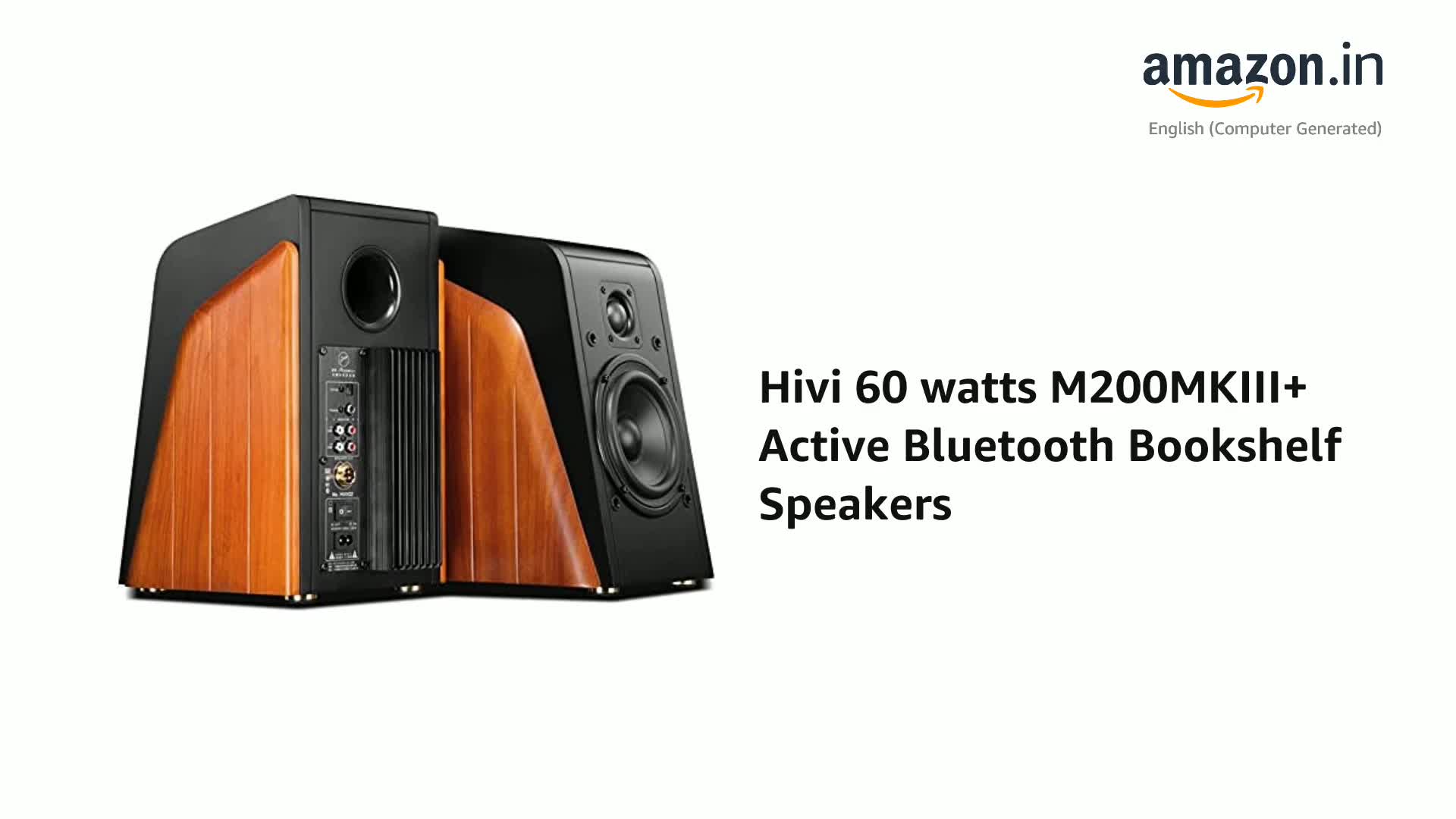 Hivi 60 watts M200MKIII+ Active Bluetooth Bookshelf Speakers Price