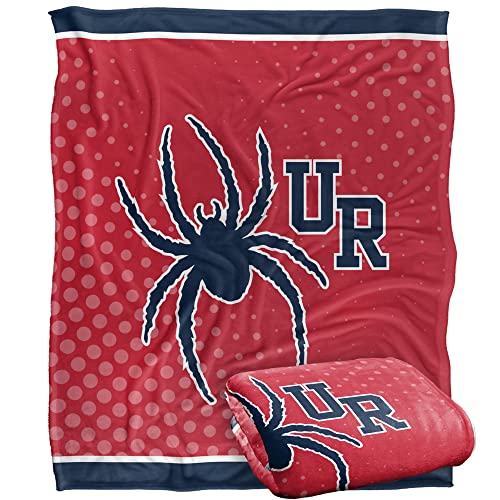 University of Richmond Spiders Blanket, 50"x60" Logo Dots, Silky Touch Super Soft Throw