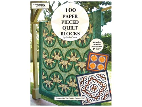100 Paper Pieced Quilt Blocks with Bonus CD (Leisure Arts #4644)