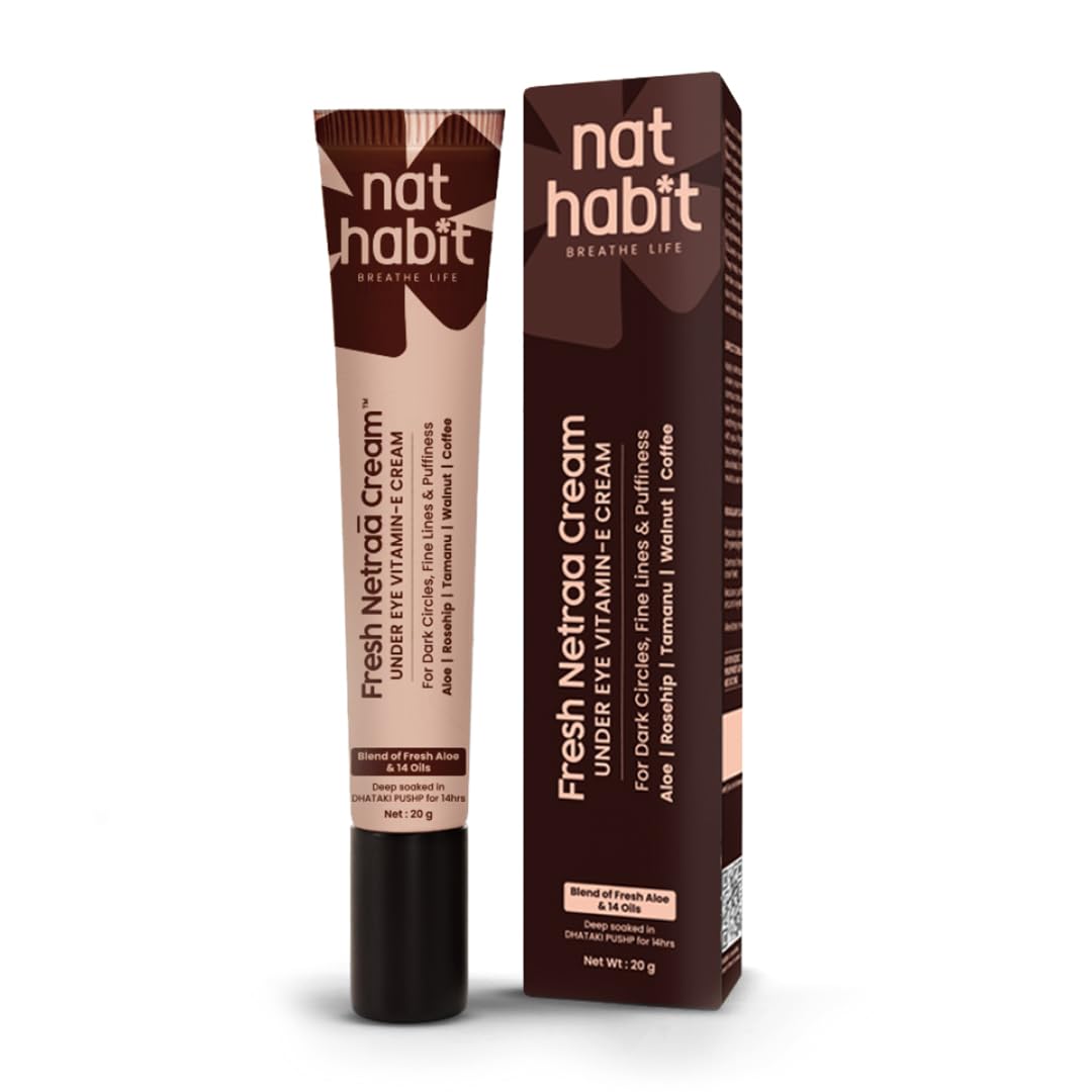 Nat Habit Under Eye Serum for Dark Circles, Puffiness & Wrinkles | Extreme Dark Circles Removal | 100% Non-Irritating & Soothing | Under Eye Serum for Women & Men | 9.2ml — Amazon image 7