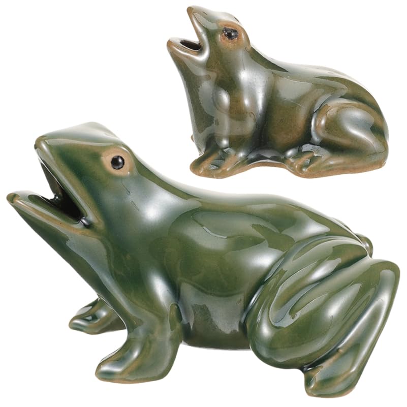Grenouille en céramique décorative haut de gamme pour extérieur