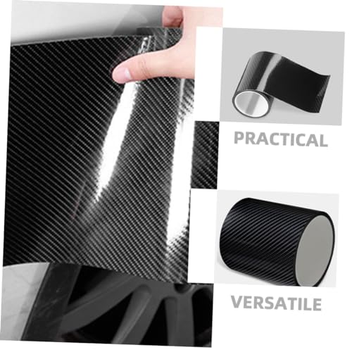 Cinta protectora de vinilo negro para aplicaciones automotrices y bordes de puertas 5