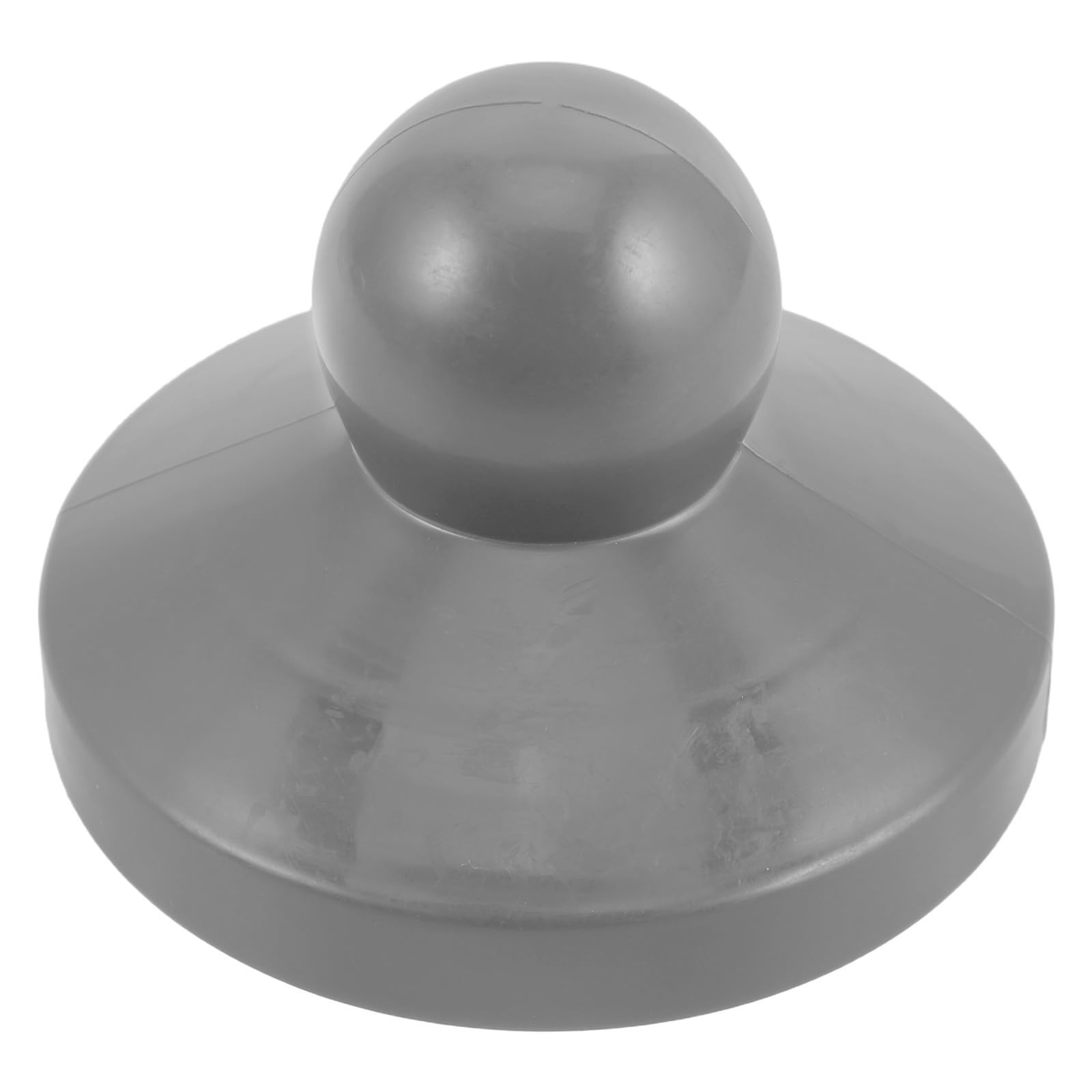 Kisangel Tapa Superior de Sombrilla de Plástico Color Plata con Diseño Moderno y Fácil Instalación