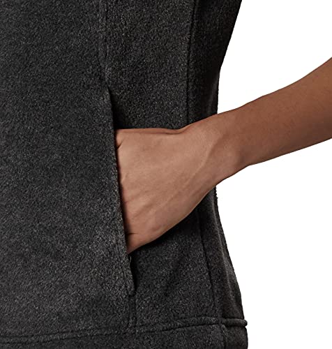 Columbia Damen Benton Springs Petite Fleece-Weste, Schwarz, L Größen – Ansicht 4