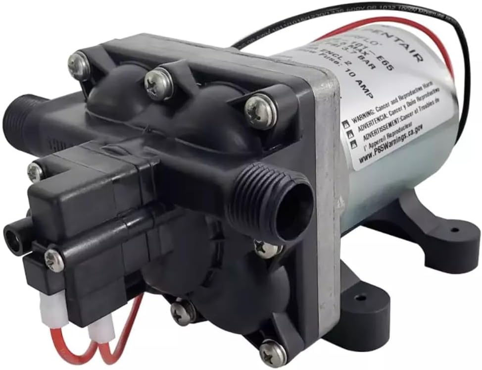 4008-101-A65 4008-101-E65 12V 3.0 GPM/LPM Car Toilet Water Pump Revolution with Strainer Fit for Camper/RV/Yacht