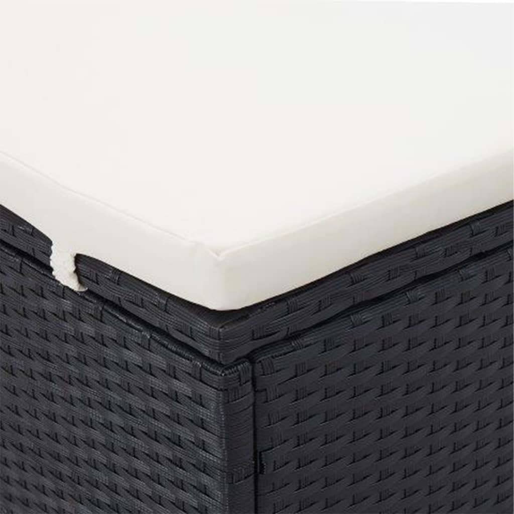 Destockage mobilier de Jardin,salon,salon Jardin Enfant,Ensemble à Manger de Jardin et Coussins 9 pcs Beige Poly rotinConvient pour Les Jardins, Les Salons et Les patios