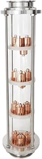3 4 2 1.5 6 Inch 304 Reflux Copper Alcohol Distill Sight Glass Distillation Column(101mm)